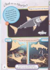 Tiburones: Libro de Actividades Con Etiquetas (National Geographic Kids Spanish)