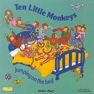 Ten Little Monkeys Jumping on the Bed ( Classic Book With Holes ) (Board Book)