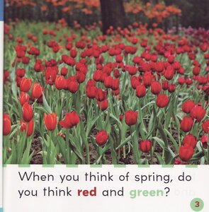 Red and Green in Spring (Concepts: Seasons and Colors)