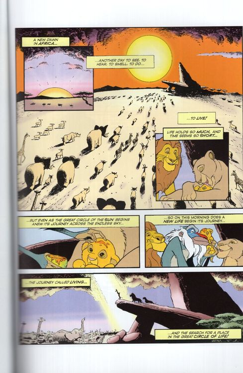 Disney the Lion King: The Story of the Movie in Comics ( Story of the Movie  in