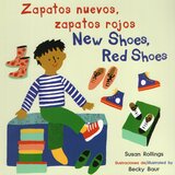 New Shoes Red Shoes (Spanish/English Bilingual) (Child's Play Library)