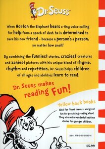 Horton Hears a Who! (Dr Seuss Makes Reading FUN!)
