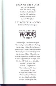Thunder and Shadow (Warriors: A Vision of Shadows #02)