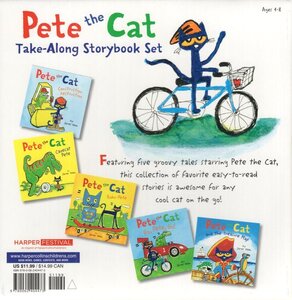 Pete the Cat Take Along Storybook Set (Pete the Cat) (5 Book Boxed Set)