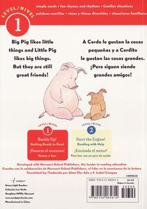 Big Pig and Little Pig / Cerdo y Cerdito (Green Light Reader Bilingual Level 1)