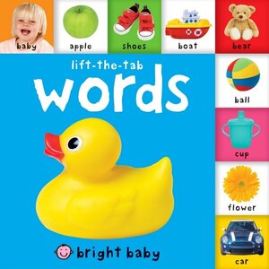 Words ( Bright Baby Lift The Tab ) (Board Book)