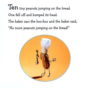 Peanut Butter's Yummy Numbers: Ten Little Peanuts Jumping on the Bread! (Board Book)