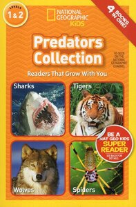 National Geographic Collection Bindup 3 Book Set: Predators Collection, Things That Go Collection, Planet Earth Collection (Levels 1 & 2)