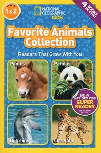 National Geographic Collection Bindup 3 Book Set: Favorite Animals Collection, Creepy Crawly Collection, Ocean Animals Collection (Levels 1 & 2)