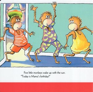 Five Little Monkeys Bake a Birthday Cake ( Five Little Monkeys Story ) (Board Book) ( B )