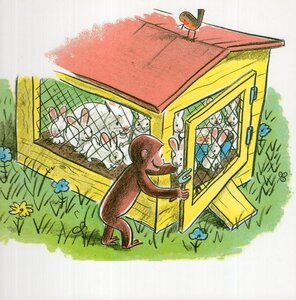 Curious George and the Bunny / Jorge el Curioso y el Conejita (Bilingual Board Books)