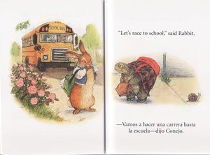Rabbit and Turtle Go to School / Conejo y Tortuga Van a la Escuela (Green Light Reader Bilingual Level 1)