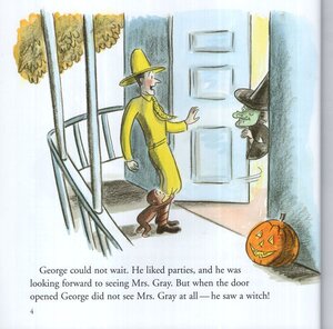 Curious George Goes to a Costume Party (8x8)