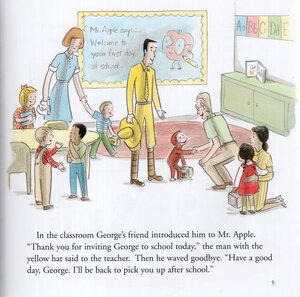 Curious George's First Day of School (8x8)