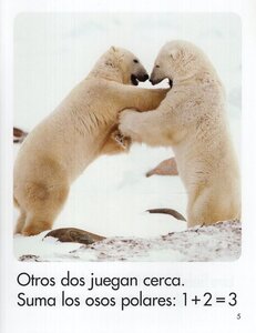 Sumando animales del Artico (Adding Arctic Animals) (Yellow Umbrella Books: Math Level A Spanish)