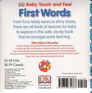 First Words (DK Baby Touch and Feel) (Board Book)