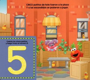 5 Patitos de Hule (5 Little Rubber Duckies) (Sesame Street) (Board Book)