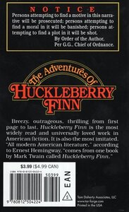 Adventures of Huckleberry Finn (Tor Classics)