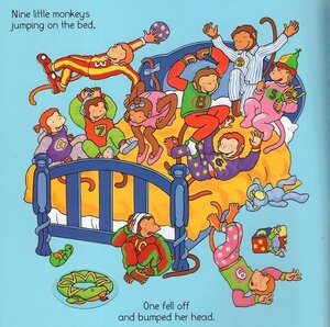 Ten Little Monkeys Jumping on the Bed (Classic Book With Holes) (Paperback)