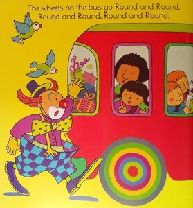 Wheels on the Bus Go Round and Round (Classic Book With Holes) (Big Book 17x17)