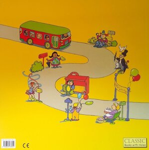 Wheels on the Bus Go Round and Round (Classic Book With Holes) (Big Book 17x17)