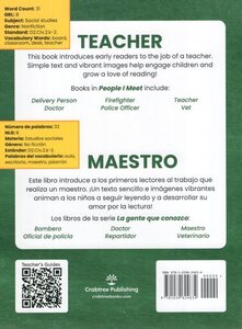 Teacher (People I Meet Bilingual) (Spanish/Eng Bilingual)
