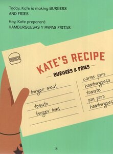 Chef Kate's Burger And Fries Surprise (Chef Kate Bilingual) (Spanish/Eng Bilingual)