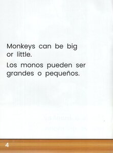 Monkeys (Zoo Animal Friends Bilingual) (Spanish/Eng Bilingual)
