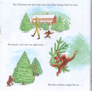 Merry Christmas Curious George (8x8)
