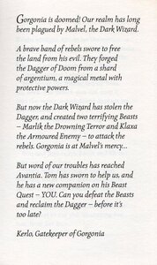 Dagger of Doom (Beast Quest: Master Your Destiny #02)