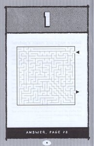 Picture Maze Puzzles for Vacation ( Puzzlewright Junior Picture Mazes #01 )