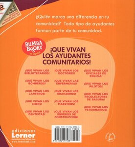 Que Vivan Los Doctores! (Hooray for Doctors!) (Bumba Books en Español: Que Vivan los Ayudantes Comunitarios! (Horray for Community Helpers!))