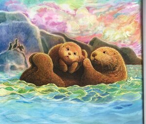 Good Night Little Sea Otter (Portuguese/English)