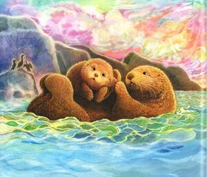 Good Night Little Sea Otter (Burmese Karen/English)