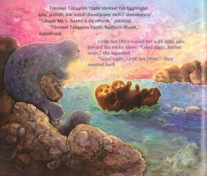 Good Night Little Sea Otter (Navajo/English Bilingual)