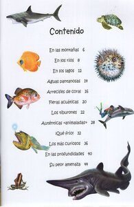 Animales Acuaticos Y Tiburones: 101 Cosas que Deberias Saber Sobre los ( Aquatic Animals and Sharks: 101 Facts )