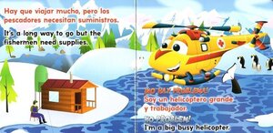 Helicopters / Helicopteros (Big Busy Machines Bilingual) (Board Book)
