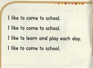 I Like to Come to School (Happy Reading Happy Learning: Literacy)