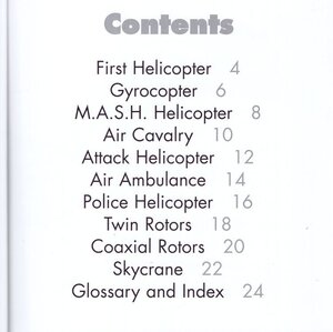 Helicopters (Mechanic Mike’s Machines)