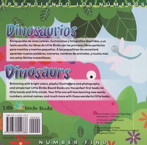 Dinosaurs / Dinosaurios (Number Find Bilingual) (Board Book)