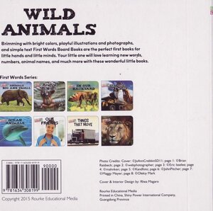 Wild Animals / Animales Salvajes ( First Words Bilingual ) (Board Book)