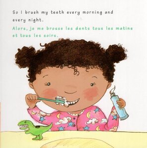 Madison Goes to the Dentist (French/English) (Board Book)