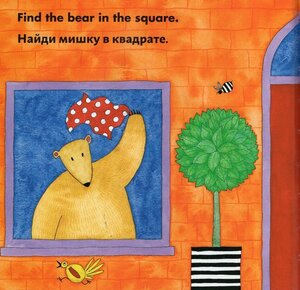 Bear in a Square (Russian/English) (Paperback)