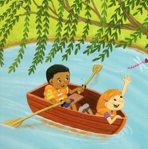 Row Row Row Your Boat Dinosaurs All Love to Float ( Dino Rhymes ) (Board Book) (6x6)