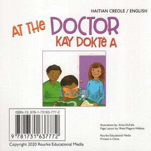 At the Doctor (Haitian Creole/English) ( Board Book )