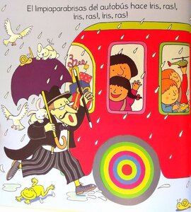 Las Ruedas del Autobús Giran Y Giran (Wheels on the Bus Go Round and Round) (Classic Book With Holes) (Big Book 17x17)