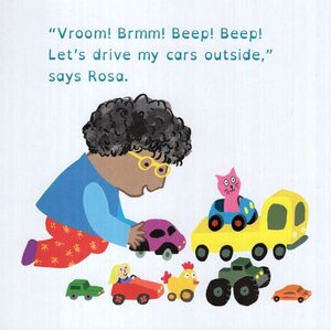 Rosa Loves Cars (All About Rosa) (Board Book) (6x6)