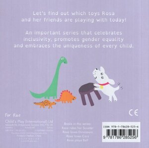 Rosa Loves Dinosaurs (All About Rosa) (Board Book) (6x6)