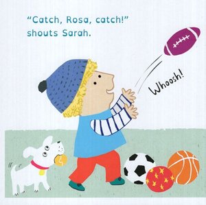 Rosa Plays Ball (All About Rosa) (Board Book) (6x6)