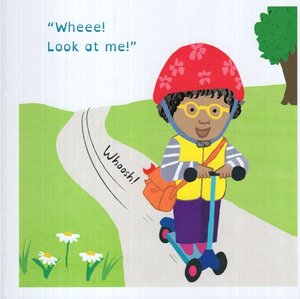 Rosa Rides Her Scooter (All About Rosa) (Board Book) (6x6)